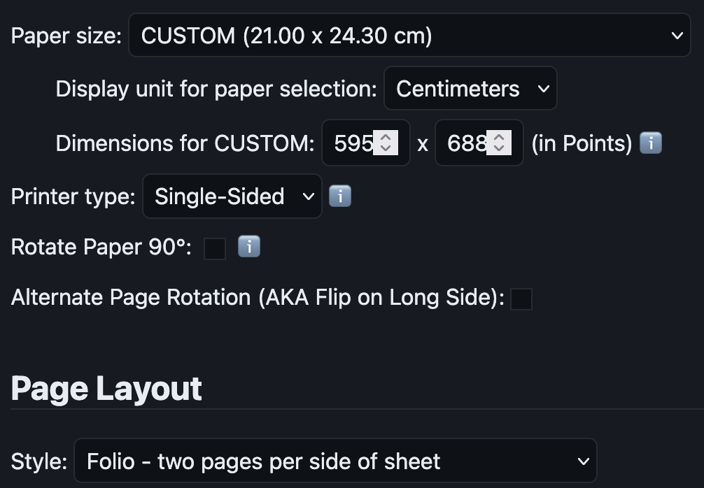 bookbinder js settings